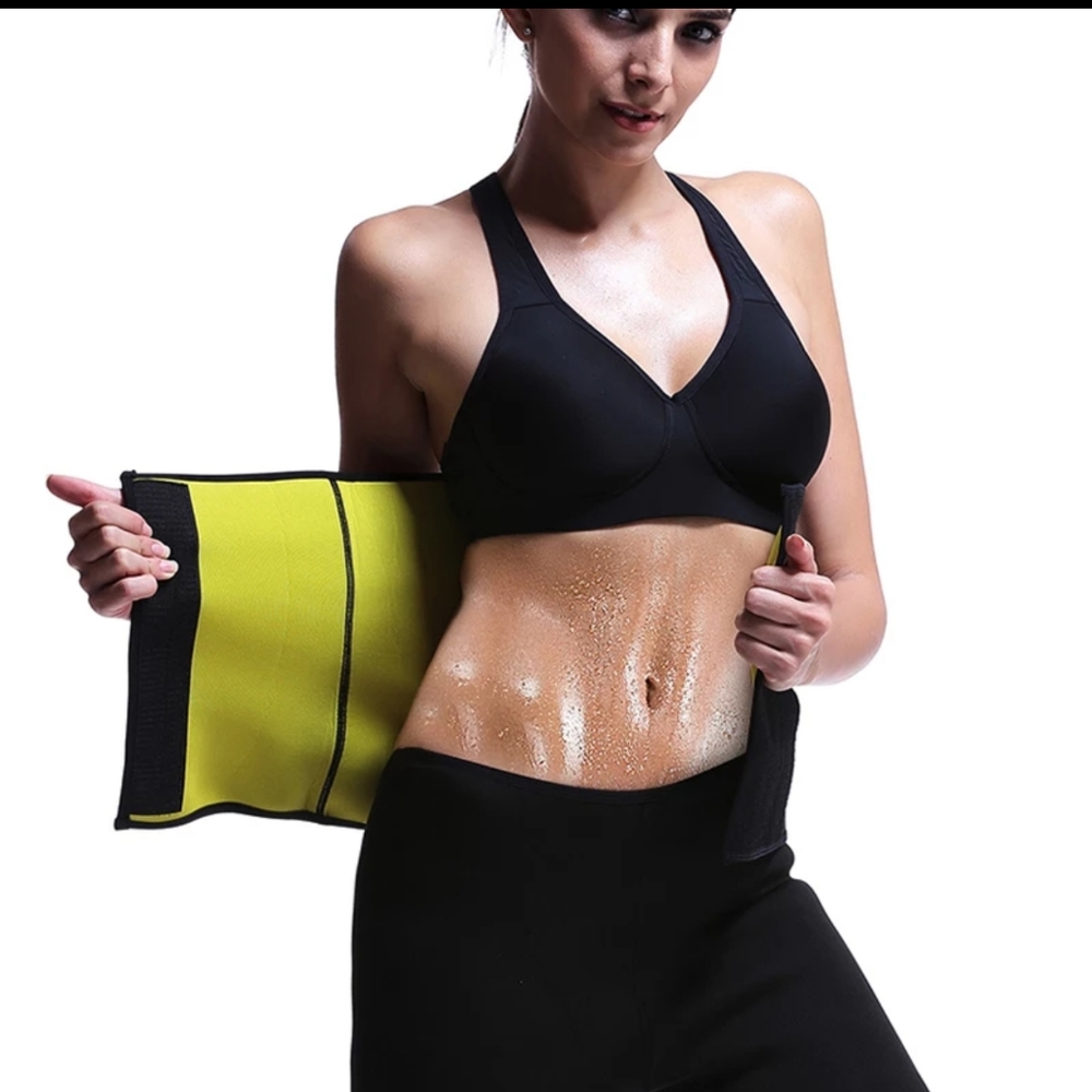 Sweat belt waist trainer